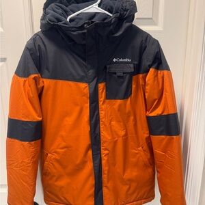 Columbia Youth XL Orange and Black Jacket